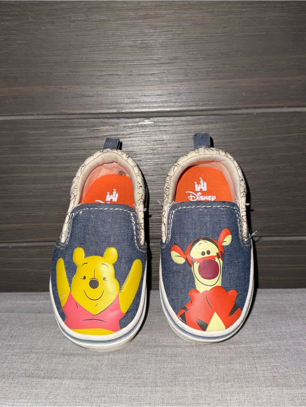 Disney Winnie the Pooh & Tigger Slip-On Kids Shoes - Blue